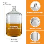 Smart Design 5-Gal Glass Water Jug