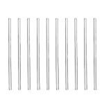 10-Pack 5.9" Glass Stirring Rods - Round Ends