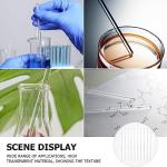 10-Pack 5.9" Glass Stirring Rods - Round Ends