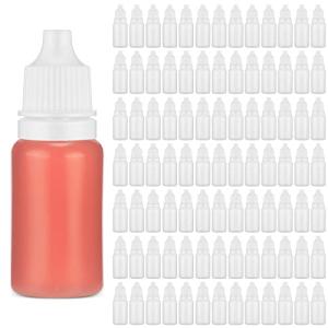 300 Pcs 10ml Clear Plastic Dropper Bottles