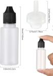 Thin Tip Dropper Bottles - 15ml, Pack of 2