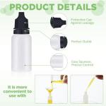 100 Pack Plastic Squeezable Dropper Bottles 10 ml