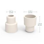 FunChem Rubber Stopper, 14# Sleeve Type, 10 Packs