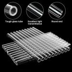 20Pcs 8 Inch Borosilicate Glass Blowing Tubes