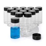Kesell 25ml Spiral Glass Sample Bottles - 16 Pack