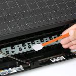 Wellgler 100 Pack Foam Cleaning Swabs - Orange