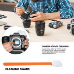 Wellgler 100 Pack Foam Cleaning Swabs - Orange