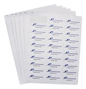 Cryogenic Storage Label Sheets - 67x25mm, White