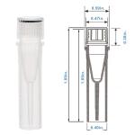 CryoKing 0.5ml Cryogenic Vials with O-Ring Caps