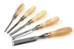 Narex 5-Piece Richter Bevel Edge Chisel Set