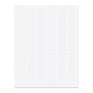 Cryo-LazrTAG-CL-23T1 White Labels, 1.28"x0.5