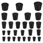 27 Pack Assorted Rubber Lab Stoppers – Tapered