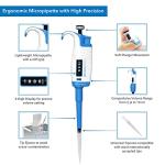 Microlit Adjustable Single-Channel Pipette, 100-1000µL
