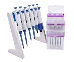 6 Micropipettes Kit with Sterile Tips and Stand