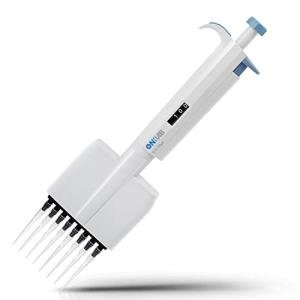 ONiLAB Adjustable 8-Channel Micropipette, 0.5-10μl