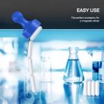 PTFE Magnetic Stirrer Bars with Retriever, 4 Pcs