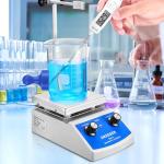 PTFE Magnetic Stirrer Bars with Retriever, 4 Pcs