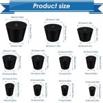 Eoppen 24-Piece Assorted Rubber Stopper Set