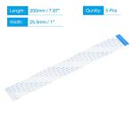 FFC Ribbon Flat Flexible Cable, 50 Pin - Pack of 5