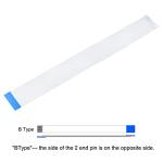 FFC Ribbon Flat Flexible Cable, 50 Pin - Pack of 5