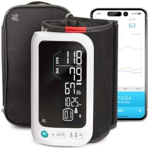 Bluetooth Blood Pressure Monitor with Upper Arm Cuff