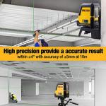 PREXISO Rechargeable Green Laser Level Tool 100Ft