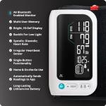 Bluetooth Blood Pressure Monitor with Upper Arm Cuff