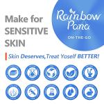 RainbowPana Flushable Wipes - 120 Individually Wrapped