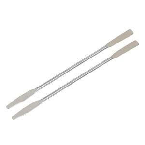 Stainless Steel Double-Ended Lab Spatula Set