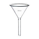 40mm Borosilicate Glass Funnel for Lab & Kitchen