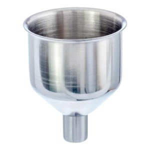 Stainless Steel Funnel with Screw-On Cap