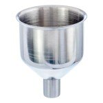 Stainless Steel Funnel with Screw-On Cap
