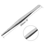 8-Inch Stainless Steel Blunt Tweezers - 4 Pack
