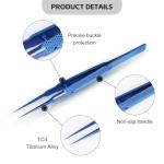 Mini Titanium Precision Tweezers for Lab Work