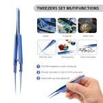 Mini Titanium Precision Tweezers for Lab Work