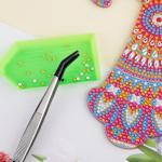 Stainless Steel Tweezers Set with Rubber Tips