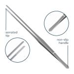 Extra Long Stainless Steel Precision Tweezers - 38 cm