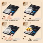 Digital Pocket Scale 1000g with Tare and Backlight