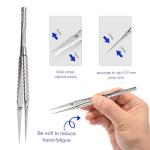 High Precision Titanium Tweezers - Ultra Fine Tip