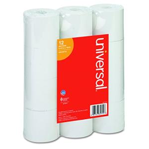 Calculator Roll, 2-1/4"x150 ft White, 12 Pack