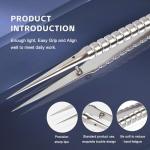 High Precision Titanium Tweezers - Ultra Fine Tip
