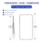 High Precision Titanium Tweezers - Ultra Fine Tip
