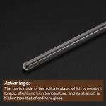 3 Pack Borosilicate Glass Stir Rods - 9.84