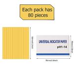 Universal pH Test Strips, 80 Count, 1-14 pH Range