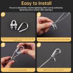 10-Piece Stainless Steel Cable Clamp & Thimble Set