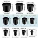 Rubber Stopper Set - 22 Assorted Sizes