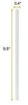 EISCO 12-Pack 9.8" Polypropylene Stirring Rods