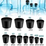 Rubber Stopper Set - 22 Assorted Sizes