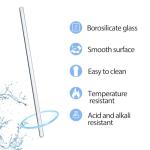 15 Pack Borosilicate Glass Stirring Rods, 6 Inch