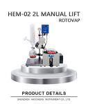 2L Manual Rotary Evaporator with Heating Bath